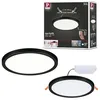 Image de Paulmann 79965 panneau LED panneau encastré Areo IP44 175 mm grad. sur 3 niveaux rond 1x13 W bl. lumière du jour Noir synthétique plafonnier 4000 K