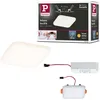 Image de Paulmann 92393 panneau LED spots encastrés Veluna VariFit IP44 Blanc chaud 75x75 mm carré incl. 1x4,5 watts Satin plastique 3000 K