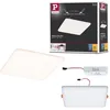 Image de Paulmann 92395 Panneau LED spots encastrés Veluna VariFit IP44 185x185 mm carré incl. 1x17 watts plafonnier Satin plastique 3000 K