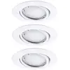 Image de Paulmann 92466 Luminaire à LED encastrable jeu de 3 LED 14.7 W blanc