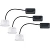 Image de Paulmann 92472 LED spots encastrés Modul Choose Coin kit de 3 rond 50 mm 3x6W 3x470lm 230V 2700 K Satin rond plafonnier spot synthétique