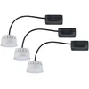 Image de Paulmann 92473 LED spots encastrés Modul Choose Coin kit de 3 rond 50 mm 3x6W 3x470lm 230V 2700K Satin rond gradable plafonnier spot synthétique