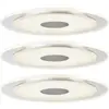 Image de Luminaire à LED encastrable LED intégrée Paulmann Whirl 92543 N/A 18 W aluminium jeu de 3