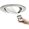 Image de Paulmann 92964 Luminaire à LED encastrable LED LED intégrée 5.2 W fer (brossé)