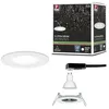 Image de Paulmann 92978 spots encastrés LED Nova rond incl. 1x6,5 watts projecteurs encastrés Blanc dépoli spot Alu zinc lampe encastrée 4000 K GU10