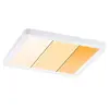 Image de Paulmann 92993 Panneau LED spots encastrés Areo VariFit IP44 gradable sur 3 niveaux 175x175mm carré incl. 1x13 W gradable Blanc dépoli plastique 2000K