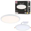 Image de Paulmann 93050 Spots encastrés LED Areo VariFit IP44 3 niveaux de gradation 230 mm rond incl. 1x16 Watt dimmable Blanc matière plastique 3000 K