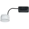 Image de Paulmann 93070 Nova spots encastrés LED Module Coin rond 3 niveaux d’intensité 50mm 6W 470lm 230V 2700K Satin rond gradable Spot plafond plastique