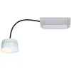 Image de Paulmann 93074 Module d'encastrement LED smart home Zigbee Tunable White Coin rond 50 mm 6 W 470 lm 230 V Tunable White satiné dimmable Spot de plafond en matière plastique