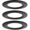 Image de Paulmann 93081 Set Nova Plus Luminaire à LED encastrable LED LED intégrée 18 W noir