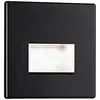 Image de Paulmann 93094 Wand EBL Edge Applique à LED encastrable LED LED intégrée 1.40 W noir (mat)