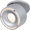 Image de Paulmann 93374 LED spots encastrés Spircle 78 mm incl. 1x8,0 W Blanc chaud Chrome mat aluminium système d'éclairage 3000 K