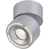 Image de Paulmann 93375 LED spots encastrés plafonnier Spircle 78 mm incl. 1x8,0 W Blanc chaud Chrome mat luminaire en saillie aluminium plafonnier 3000 K