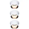 Image de Paulmann 93377 Gil Spot LED encastrable à 3 niveaux de intensité rond avec 3 x 6 W à intensité variable Blanc mat Noir mat 2700 K Coin