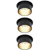 Image de Paulmann 93379 Gil Luminaire à LED encastrable LED LED intégrée 18 W noir (mat), or