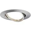 Image de Paulmann 93412 Base Spot encastrable LED GU10 5 W fer (brossé)