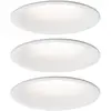 Image de Paulmann Spot LED encastrable pour salle de bains jeu de 3 18.9 W