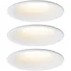 Image de Paulmann Spot LED encastrable pour salle de bains jeu de 3 18 W