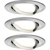 Image de Paulmann 93447 Nova Spot encastrable jeu de 3 LED LED 18 W fer (brossé)