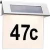 Image de Paulmann 93765 4000870937655 Eclairage solaire pour numéro de maison 0.2 W blanc chaud acier inoxydable, blanc