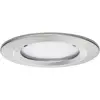 Image de Spot LED encastrable pour salle de bains Paulmann 93873 N/A 6 W Coin Slim fer (brossé) jeu de 3