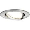 Image de Luminaire à LED encastrable LED intégrée Paulmann Coin Slim 93877 N/A 6 W fer (brossé)