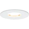 Image de Paulmann 93881 Kit encastrés Premium Coin Slim, dimmable, rond, , IP65, LED 1x6,8W, 230V, 51mm, Blanc/Alu