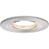 Image de Paulmann 93882 Kit encastrés Premium Coin Slim, dimmable, rond, , IP65, LED 1x6,8W, 230V, 51mm, Acier brossé/Alu