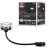Image de Paulmann 93953 Outdoor Plug&Shine Encastrés Sol LED 1W, IP65, 3000K, 24V, 70 mm, Argent inoxydable, Plastique