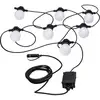 Image de Paulmann 94165 Système déclairage Plug&Shine guirlande lumineuse LED LED 1.4 W blanc chaud blanc, noir