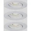 Image de Paulmann 94293 EBL Nova mini Coin Luminaire à LED encastrable jeu de 3 LED LED 4 W blanc
