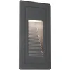 Image de Paulmann 94382 luminaire d'extérieur LED encastré mural High IP65 Blanc chaud 105x60 mm carré incl. 1x4 watts éclairage extérieur Noir lampe d'extérieur aluminium lampe de jardin 3000 K
