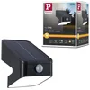 Image de Paulmann 94608 Lèche-mur solaire LED Lesly détecteur de mouvement crépusculaire (IR) IP65 carré 113x126 mm 3000K 5,5W 400lm anthracite matière plastique