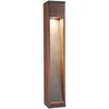 Image de Paulmann 94678 luminaire d'extérieur LED borne lumineuse Trabia IP44 600mm carré incl. 1x3,5W Outdoor Bois 3000K GU10