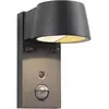 Image de Paulmann Capea 2200K-3000K PIR 94714 Applique extérieure LED 6 W noir