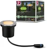 Image de Paulmann 94716 luminaire d'extérieur LED Plug & Shine encastré de sol Floor respectueux insectes IP67 2200K 4,5W Anthracite rond lumière dorée Métal