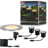 Image de Paulmann 94717 luminaire d'extérieur LED Plug & Shine encastré de sol Floor kit de 3 respectueux insectes IP67 2200K 3x4,5W Anthracite rond Métal