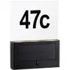 Image de Paulmann 94725 Neda IP44 2200K Eclairage solaire pour numéro de maison CEE: A (A - G) 1 W or anthracite