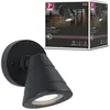 Image de Paulmann 94734 luminaire d'extérieur Applique Trian Résistant à l'eau de mer IP44 rond 100x125 mm max. 35V 230V Anthracite alu sans ampoule GU10