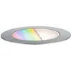 Image de Paulmann 94751 Plug & Shine Encastré de sol LED Floor Smart Home Zigbee rond IP67 2W 65lm gradable 70mm Acier inoxydable RGBW résistant à l'eau de mer