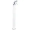 Image de Paulmann 94833 Borne lumineuse LED Cuff détecteur de mouvement IP44 782mm 3000K 10W 700lm 230V 70° Blanc aluminium luminaire d'extérieur