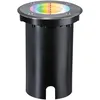 Image de Paulmann 94845 LED luminaire d'extérieur encastré de sol Smart Home Zigbee Floor IP67 rond 110 mm RGBW+ 4,9W 300lm 230V Acier brossé lumin. d'extérieur