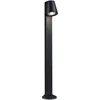 Image de Paulmann 94863 Borne lumineuse LED Caissa détecteur de mouvement haute fréquence IP44 793mm 3000K 9W 700lm 230V 65° anthracite luminaire d'extérieur