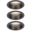 Image de Paulmann 94869 Cole Coin Spot encastrable LED 6 W noir
