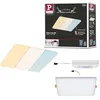 Image de Paulmann 95379 Panneau LED spots encastrés Veluna VariFit IP44 White Switch 185x185 mm carré incl. 1x14 watts plafonnier transparent plastique 3000 K