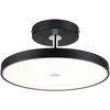 Image de Paulmann 96776 plafonnier LED Smart Home Zigbee Hildor 2700K 2000lm 230V 25W gradable Noir mat, chrome