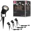 Image de Paulmann 98897 Garden Spot Special Line, IP44 GU10, 3x3,5W, 230V, 3000K, noir Alu