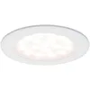 Image de Paulmann 99921 éclairage meubles LED spots encastrés rond incl. 2x2,5W éclair. placard Blanc dép. éclair. armoire alu., plastique lampe cuisine 3000K