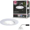 Image de Paulmann 99930 Calla Spot LED encastrable rond avec 1 x 6,5 W IP65 à intensité variable Blanc mat Lumière d'armoire en plastique 4000 K