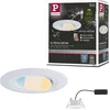 Image de Paulmann 99934 spots encastrés LED Calla rond incl. 1x5,5W IP65 projecteurs encastrés Blanc dépoli éclairage d'armoire plastique lampe enc. 3000K